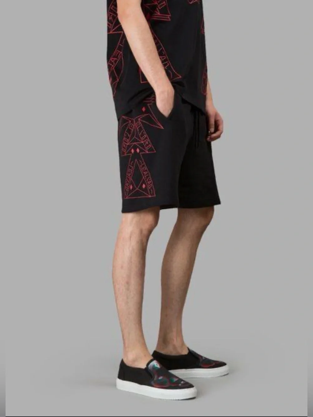 Marcelo Burlon County of Milan shorts with geometric print